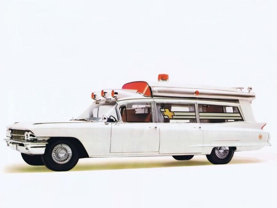  Cadillac Professional High Body 54 Ambulance by Sayers & Scovill 1962 года  (фото 1 из 1)